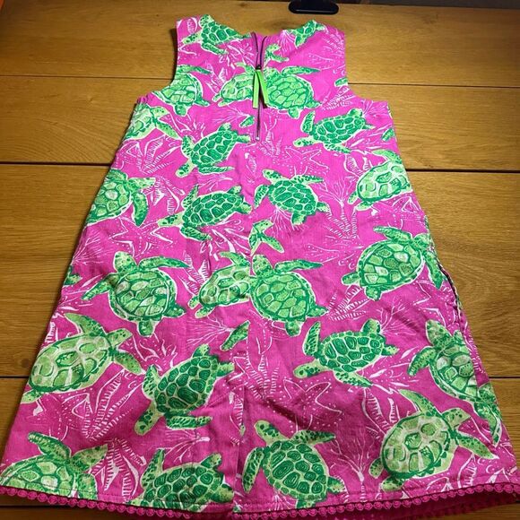 Tommy Bahama turtle tropical girls dress 6-7 - Picture 9 of 10